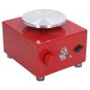 Kids Pottery Wheel, Adjustable Speed, Stable Rotation for School Teaching and Parent Child Interaction, Alloy and Plastic Material (US Plug 110220V) view 4