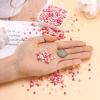 Fashewelry 2450pcs 4mm Glass Seed Beads 6/0 Friendship Bracelet Beads Small Pony Beads Embroidery Beads Crystal Waist Beads for Necklace DIY Jewelry Making Supplies view 4