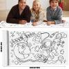 Children's Drawing RollColoring Paper Roll for Kids Gift,120 * 11.8 Inches DIY Painting Drawing Paper Roll, Sticky Drawing Paper Roll, Early Educational Toys for Kids (Universe) view 3
