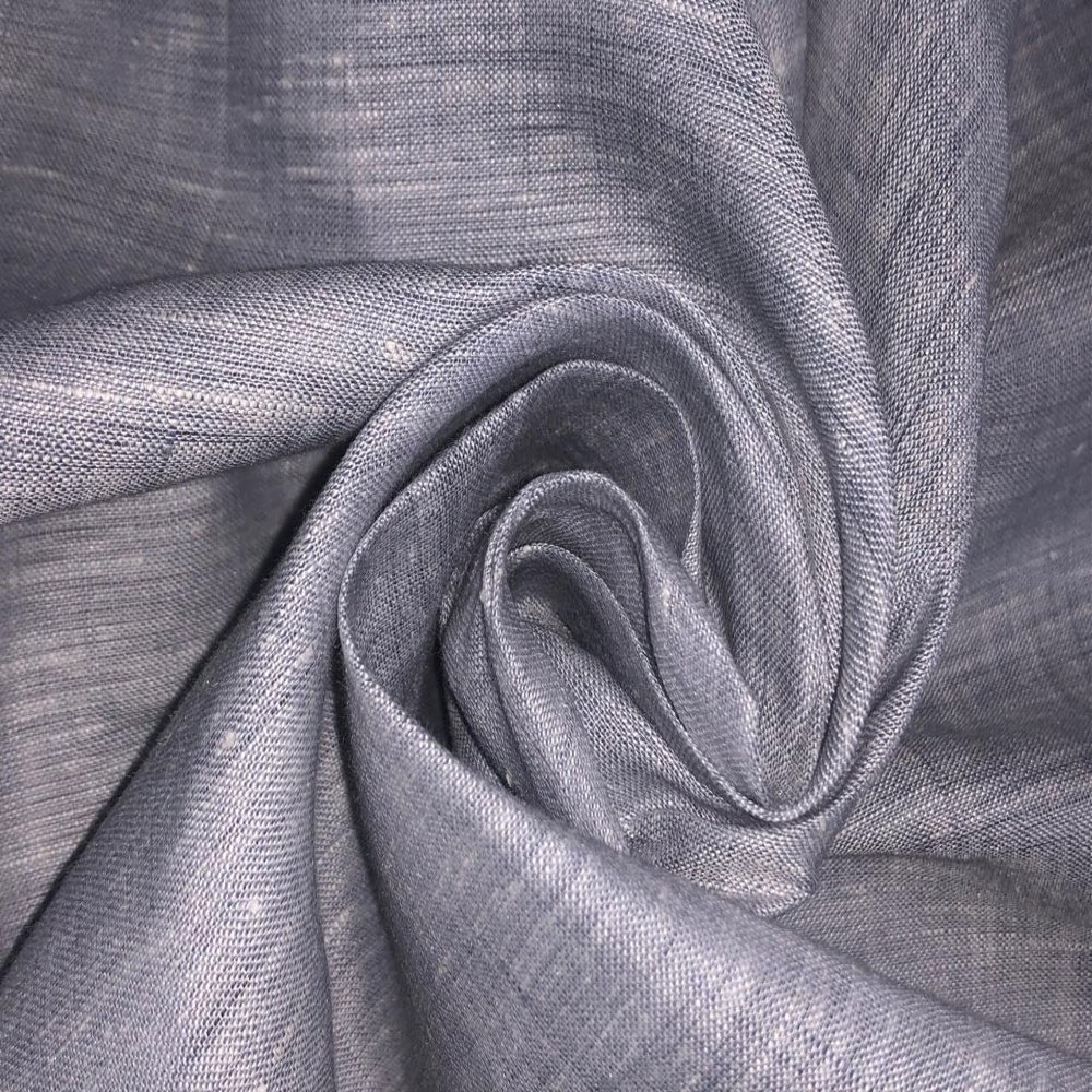 100% Linen 80 LEA 58" Wide Silver Grey [16101]
