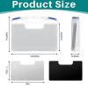 Cosblank Magnetic Die Storage Case with 10 Magnetic Die Sheets Die Cut Storage Magnetic Sheet Translucent Craft Storage with Handle for DIY Scrapbooking Card Making Supplies view 2
