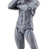 Action Figure with Arms Male Female Human Body PVC Blank Action Figure Model Drawing Mannequins with Stand for Sketching Painting (Grey Man) view 3