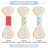 FREEBLOSS 300M Sashiko Thread 3 Skeins 100% Cotton Cord Japanese Quilting & Embroidery Sashiko Threads for Hand Sewing Thick Sashiko Thread for Japanese Embroidery Supplies Embroidery Floss view 2