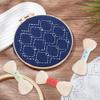 FREEBLOSS 300M Sashiko Thread 3 Skeins 100% Cotton Cord Japanese Quilting & Embroidery Sashiko Threads for Hand Sewing Thick Sashiko Thread for Japanese Embroidery Supplies Embroidery Floss view 4