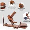 Fresh Craft Empire Wooden Yarn Ball Winder Handcrafted Large Yarn Winder for Knitting & Crocheting - Hand Operated Heavy Duty Natural Ball Winder, Brown, RN-WD1 view 2