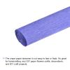 MECCANIXITY Crepe Paper Roll 6.9ft Long 20 Inch Wide for Wedding Ceremony Various Large Festivals Decoration, Light Blue Purple view 3