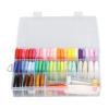 Embroidery Thread 50 Colors Cross Stitch Thread Sewing Embroidery Floss Set with Organizer Storage Box for Embroidery Friendship Bracelet String Making view 3
