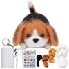 CurcKua Needle Felting Kit Beginner Adult Felt Animal Kit Animals Needle Felting Kits for Beginners Cute Dog DIY Felting Wool and Needles Set with Instruction for Needle Felting Craft Project view 1