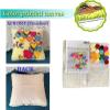 ZFFLYH Latch Hook Kits for Adults DIY Throw Pillow Cover, DIY Crochet Yarn Kits Needlework Crafts Arts with Printed Canvas Home Decor Festival Gift 17X17inch,Love a view 2