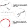 HARFINGTON 20Pcs Waxed Necklace Cord Bulk Red 1.5mm Dia 18" Necklace String Rope with Chain Clasp for Pendants Bracelets Jewelry Making Supplies Accessories view 4