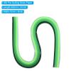 PATIKIL 540 x 10mm Rainbow Quilling Strips Paper,360 Pcs Origami Paper Quilling Strip for Art DIY Hand Craft Christmas, Gradient Green view 2