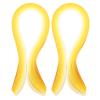 PATIKIL 390 x 7mm Rainbow Quilling Strips Paper,200 Pcs Origami Paper Quilling Strip for Art DIY Hand Craft Christmas, Gradient Light Yellow view 1