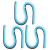 PATIKIL 540 x 10mm Rainbow Quilling Strips Paper,360 Pcs Origami Paper Quilling Strip for Art DIY Hand Craft Christmas, Gradient Blue view 1