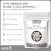 AEJESOP BELGOROD edible Chalk chunks, natural chalk, eating chalk, 3.5oz (100g) view 3