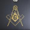 UK EMPIRE GROUP Masonic Apron & Chain Collar Case Leather Master Mason (Printed) MM, Provincial Size Freemason Carrying Bags (Gold) view 4