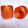 Knitznpurlz Metallic T-shirt yarn for crocheting baskets, bags, rugs and home decor. (Copper) view 2