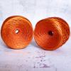 Knitznpurlz Metallic T-shirt yarn for crocheting baskets, bags, rugs and home decor. (Copper) view 3