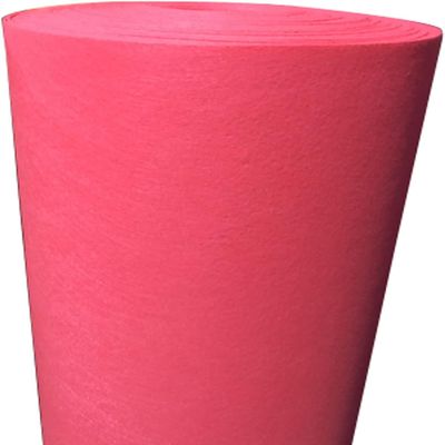 RhLLvJ Felt Fabrics Felt Sheets Textile Fabrics 85 Cm Wide Felt Flowers Felt Coasters Felt Jewellery Felt Stickers(Red,1 * 5m)