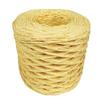 200M Natural Cotton Raffia Yarn Beach Bag Yarn DIY Craft Gift Box Packing Twine Raffia Ribbon Knitting Materials(yellow) view 1