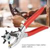Leather Punch Plier, Carbon Steel Multi Hole Punch Plier for Leather Paper Plastic 2 to 4.5mm, Hole Punches view 3