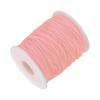 HARFINGTON Hollow Pipe Rubber Cords 54.6 Yards Length 2mm Hollow Tube Silicone Tubing with 1mm Hole for DIY Jewelry Making Necklaces Bracelet, Pearl Pink view 3