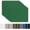 OAZ 8 Pieces 7.87 x 5.9 inch Nylon Repair Patches Nylon Fabric Patch Self-Adhesive Fabric Repair Tape Waterproof Lightweight Outdoor Gear Patch Kit for Down Jacket Clothing Tent Bag (Forest Green) view 1