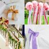 Maclemon 7/8 inch Beige Pink Satin Ribbon Fabric Ribbon for Gift Wrapping Very Suitable for Cutting Ceremony Kit Grand Opening Car Bows Sewing Craft Wedding Party Decoration view 4