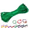 CAMAL 1.5mm Nylon Cord String for Bracelet Making, Nylon Beading Cord Nylon Satin Bracelet String for Pendants, Keychain, Wind Chime, Jewelry Crafts - 22 Yards (Grass Green) view 1