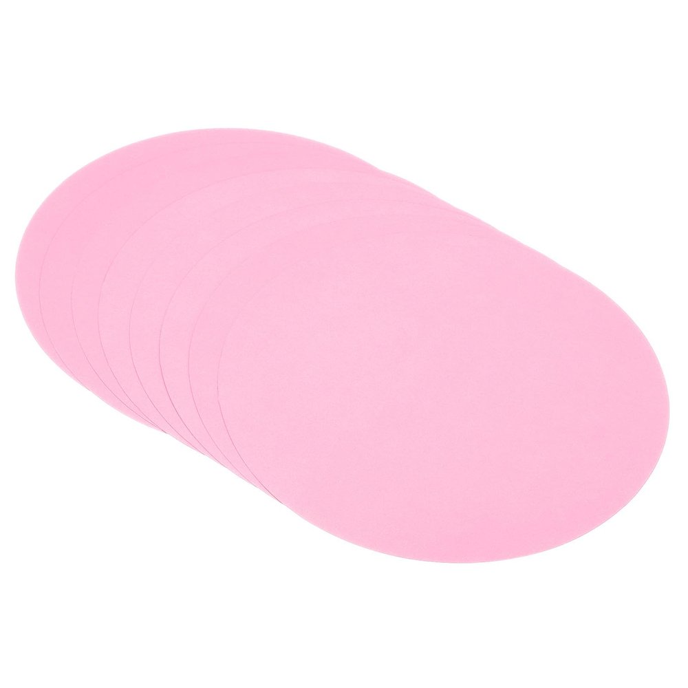 PATIKIL 5.9-inch Round Cardboard Paper, 20 Pcs 200GSM Blank Disc Circles Slices Cutouts Paper for Party Decorations DIY Craft Arts Drawing Painting Writing, Pink