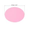 PATIKIL 5.9-inch Round Cardboard Paper, 20 Pcs 200GSM Blank Disc Circles Slices Cutouts Paper for Party Decorations DIY Craft Arts Drawing Painting Writing, Pink view 2