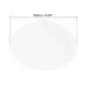 PATIKIL 9.8-inch Round Cardboard Paper, 20 Pcs 200GSM Blank Disc Circles Slices Cutouts Paper for Party Decorations DIY Craft Arts Drawing Painting Writing, White view 2
