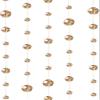 Glass Crystal Beads Curtain Window Door Curtain Passage Wedding Backdrop Door String Hanging Decoration (Chamgagne, 3.3Feet*5pcs) view 1