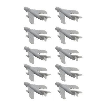 10PCS DIY Model Russia Mig-17 Fighter Aeroplane Model Fighting Airplane Mould with Landing Gear for 3D Military Plane Model(1/350(32mm))