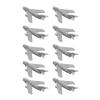10PCS DIY Model Russia Mig-17 Fighter Aeroplane Model Fighting Airplane Mould with Landing Gear for 3D Military Plane Model(1/350(32mm)) view 1