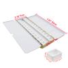 Bitray Empty Watercolor Palette Medium Metal Pigment Palette with 26 Empty Half Pans and Folded Palettes for Drawing Gouache Oil Painting and DIY Painting Yellow view 2
