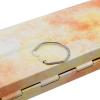 Bitray Empty Watercolor Palette Medium Metal Pigment Palette with 26 Empty Half Pans and Folded Palettes for Drawing Gouache Oil Painting and DIY Painting Yellow view 3