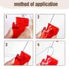 Auto Needle Threaders for Hand Sewing, 2024 Upgraded Easy to Use Self Threading Needles for Hand Sewing Guide DIY Apparel Plastic Threader for Hand Stitching, Sewing Machine (Red*10 PCs) view 3