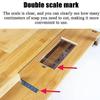 XQZMZSCP Wooden Wire Soap Cutter, Professional Soap Cutter with Hidden Storage Box, Maximum Cutting Length 37cm, for DIY Soap view 4