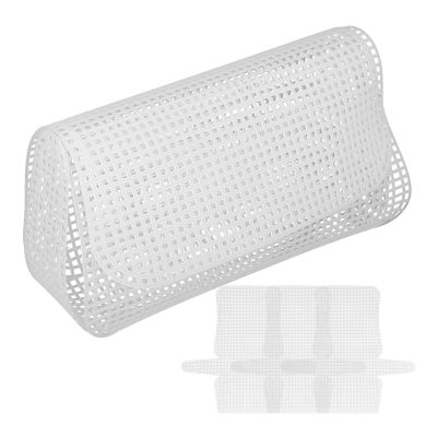 DIYEAH Plastic Mesh Canvas Sheets for Crochet Bag 4pcs White 2mm Grid Plastic Canvas for Cross Stitch 13.97 X 12.99 Inch