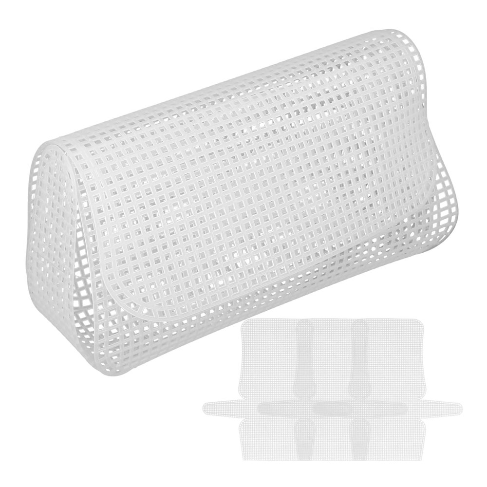 DIYEAH Plastic Mesh Canvas Sheets for Crochet Bag 4pcs White 2mm Grid Plastic Canvas for Cross Stitch 13.97 X 12.99 Inch
