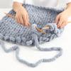 BAYEXY Chunky Chenille Yarn for Hand Knitting 8 Jumbo Pack Jumbo Chunky Yarn for Hand Soft Blanket Knitting, Bulky Thick Fluffy Yarn for Crocheting (Medium Gray) view 2