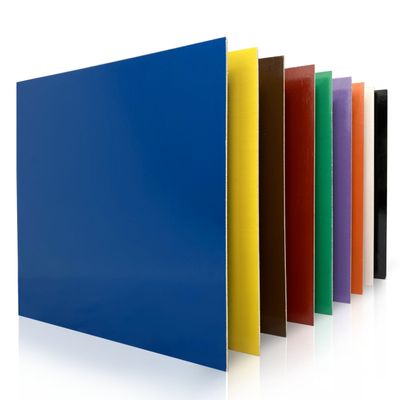 Maker Boards Colors Line of Double Sided Painted 1/8" Basswood Plywood Sheets, 12x12 inches, 1/16th and 1/8th Thickness, 17 Colors Available, Laser Safe, Diode Laser Compatible.