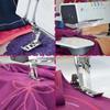 Bernette B62 Airlock Coverstitch Machine Bundle | Air Threader, 7-piece coverstitch foot kit, LED Light, Extension Table | Heavy Duty, Beginner to Professional, Advanced Sewing & Decorative Stitching view 4
