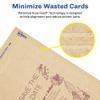 Avery Printable Rectangle Scalloped Postcards, Sure Feed Technology, 4.25" x 5.5", Kraft Brown Cardstock, Print-To-The-Edge, Laser/Inkjet Cards, 20 Total view 4