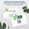 Avery Printable Rectangle Business Cards, Sure Feed Technology, 2.5" x 3.5", Glossy White Cardstock, Print-to-the-Edge, Laser/Inkjet Cards, 60 Total view 2