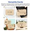 Avery Printable Rectangle Flourished Edge Postcards, Sure Feed Technology, 4" x 6", Kraft Brown Cardstock, Print-To-The-Edge, Laser/Inkjet Cards, 100 Total view 3