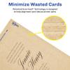 Avery Printable Rectangle Flourished Edge Postcards, Sure Feed Technology, 4" x 6", Kraft Brown Cardstock, Print-To-The-Edge, Laser/Inkjet Cards, 100 Total view 4