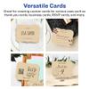 Avery Printable Rectangle Flourished Edge Postcards, Sure Feed Technology, 4.25" x 5.5", Kraft Brown Cardstock, Print-To-The-Edge, Laser/Inkjet Cards, 50 Total view 3