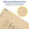 Avery Printable Rectangle Flourished Edge Postcards, Sure Feed Technology, 4.25" x 5.5", Kraft Brown Cardstock, Print-To-The-Edge, Laser/Inkjet Cards, 50 Total view 4