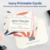 Avery Printable Rectangle Flourished Edge Postcards, Sure Feed Technology, 4.25" x 5.5", Ivory Cardstock, Print-To-The-Edge, Laser/Inkjet Cards, 100 Total view 2
